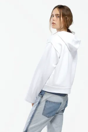 crystal-embellished hoodie