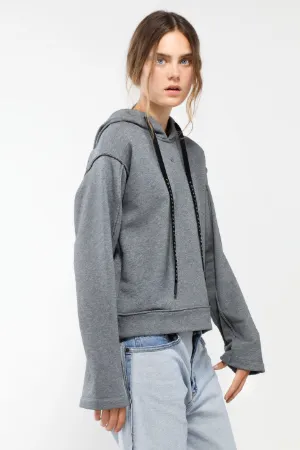 crystal-embellished hoodie