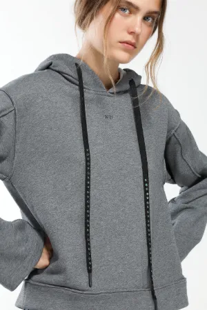 crystal-embellished hoodie