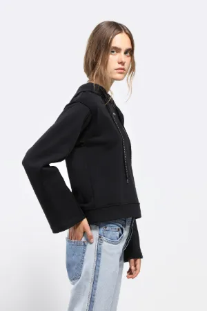 crystal-embellished hoodie