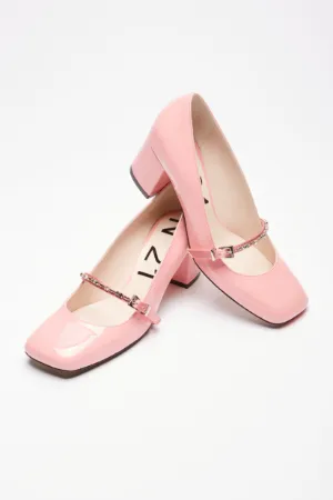 Crystal-Embellished Pumps