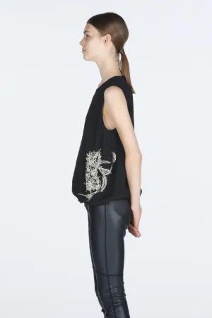 Crystal-Embellished Top