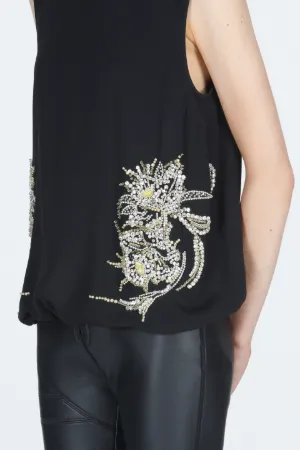 Crystal-Embellished Top
