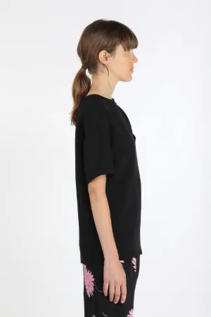 cut-out bow-embellished blouse