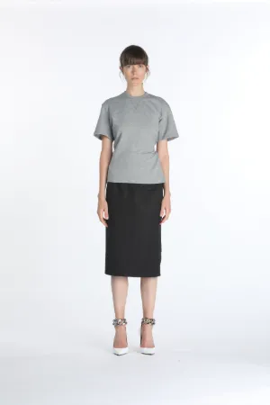 cut-out cotton T-shirt