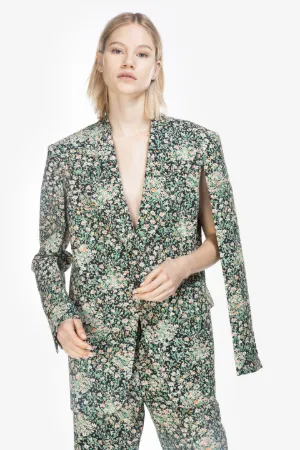 Daisy Print Blazer