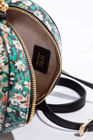 Daisy Print Logo Crossbody Bag in green | N°21 | Official Online Store