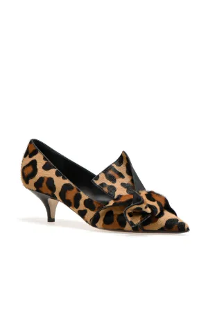 Décolleté con stampa leopardata