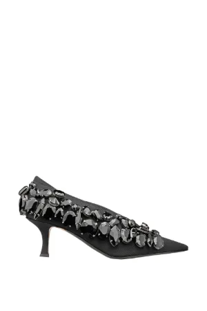 Décolleté con strass