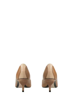 décolleté con tacco a rocchetto