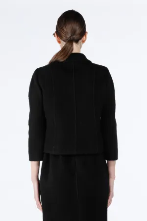 Double-Breasted Cropped Jacket