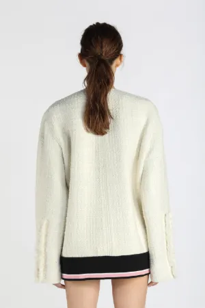 Double-Breasted Tweed Jacket