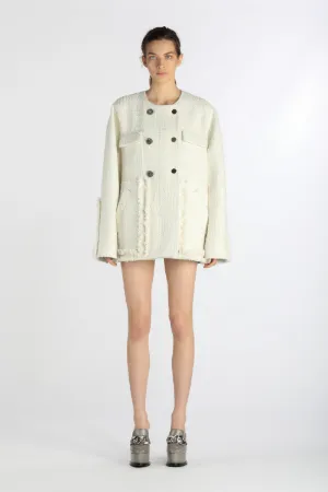 Double-Breasted Tweed Jacket