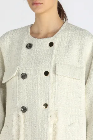 Double-Breasted Tweed Jacket