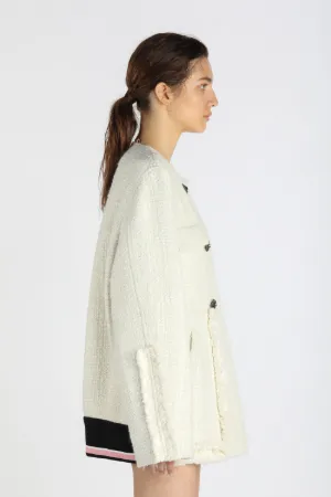 Double-Breasted Tweed Jacket