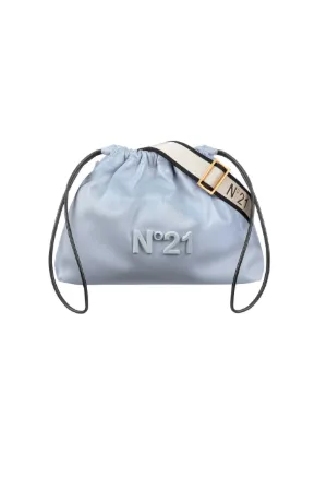 Drawstring Logo Crossbody Bag