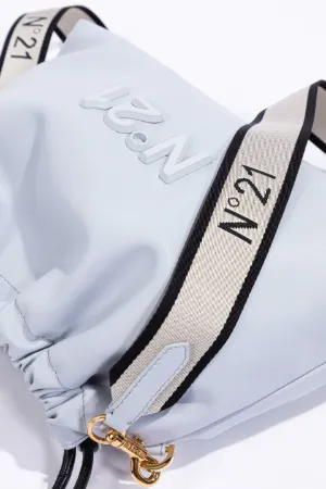 Drawstring Logo Crossbody Bag