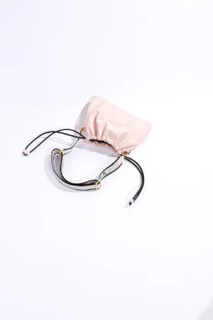 Drawstring Logo Crossbody Bag