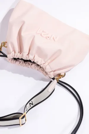 Drawstring Logo Crossbody Bag