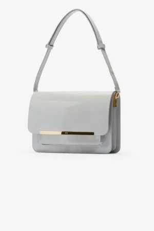 Edith Patent-Leather Shoulder Bag