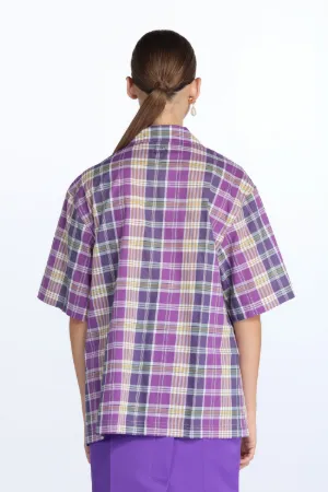 Embellished Checked Shirt