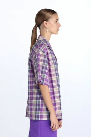 Embellished Checked Shirt