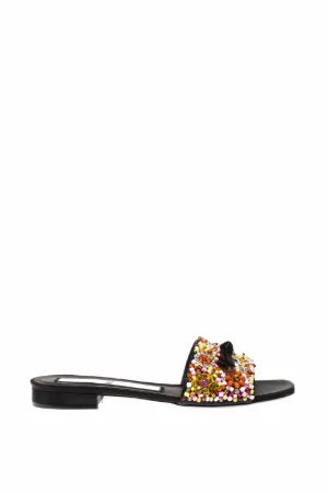embellished flat sandals