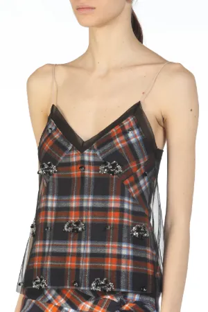 Embellished Layered Camisole