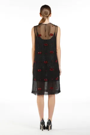 Embellished Layered Dress