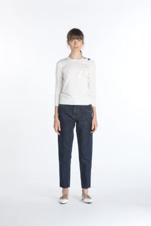 embroidered logo jumper