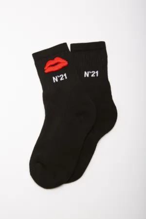 Embroidered Logo Socks