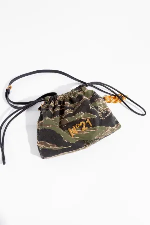 Eva Camouflage-Print Drawstring Bag