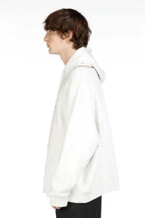Eye-Print Cut-Out Hoodie