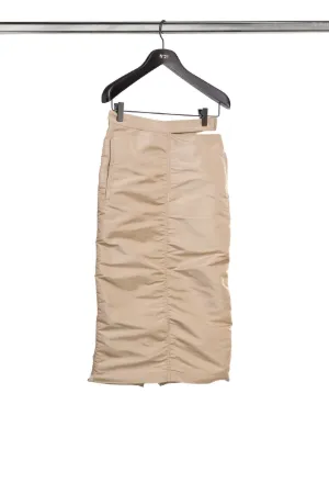 fitted midi skirt