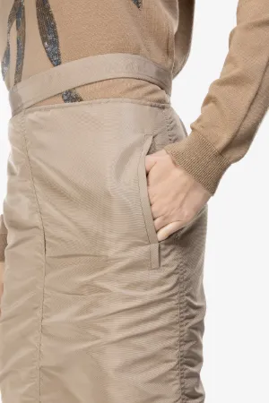 fitted midi skirt