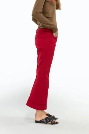 five-pocket cotton-blend jeans
