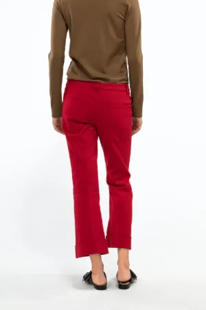 five-pocket cotton-blend jeans
