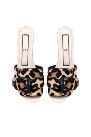 flat buckle sandals