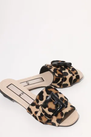 flat buckle sandals