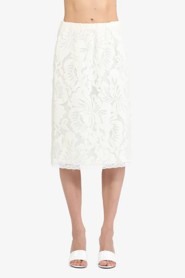 FloralAppliqué Skirt N°21 Official Online Store