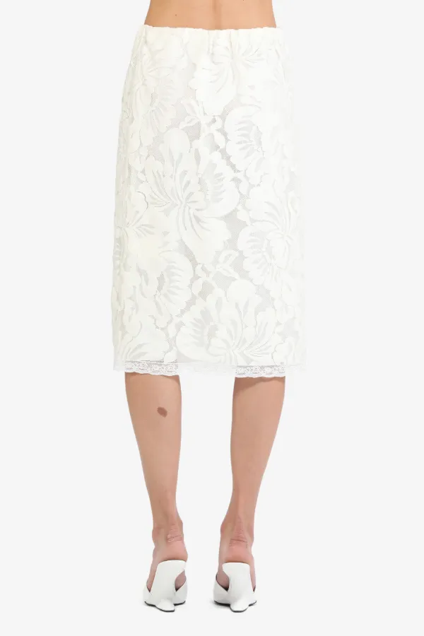 FloralAppliqué Skirt N°21 Official Online Store