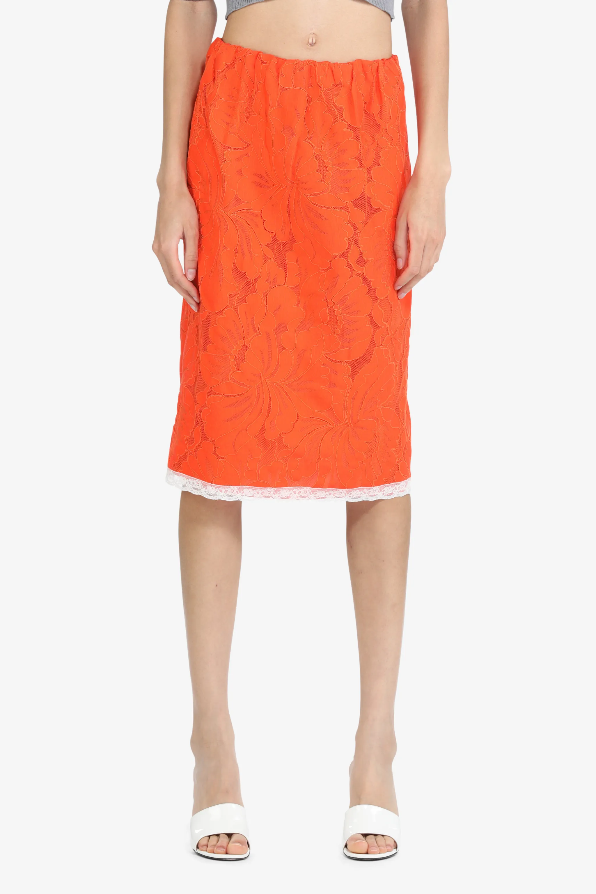 FloralAppliqué Skirt N°21 Official Online Store