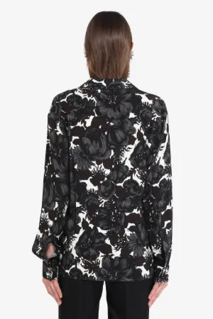 Floral-Print Shirt