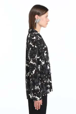 Floral-Print Shirt