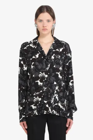 Floral-Print Shirt