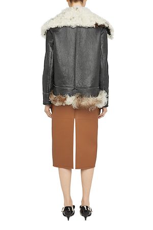 fur lined sheepskin jacket