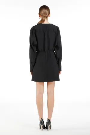 Gathered Mini Dress