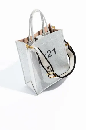 Glitter Logo-print Shopper