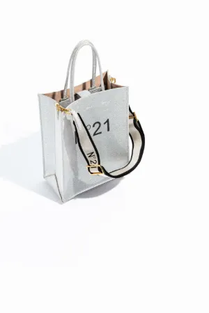 Glitter Logo-print Shopper