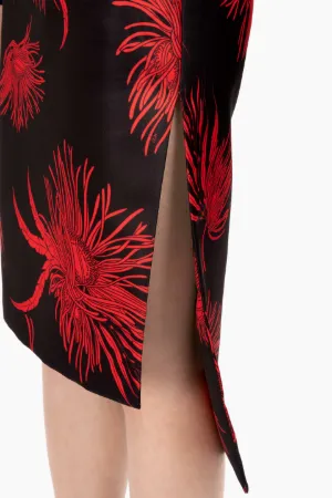 gonna con stampa anemone